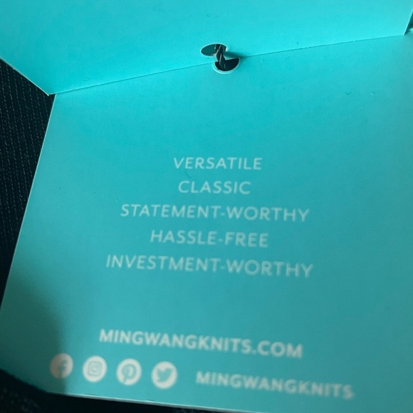 NWT Ming Wang knit top - Picture 4 of 9